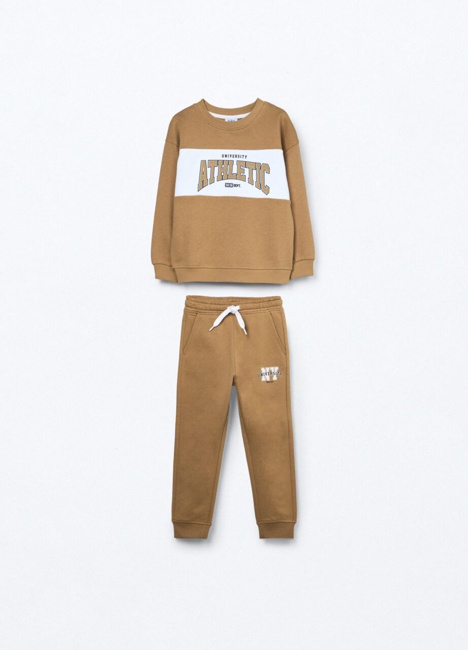 Set od french terry čistog pamuka za dječaka