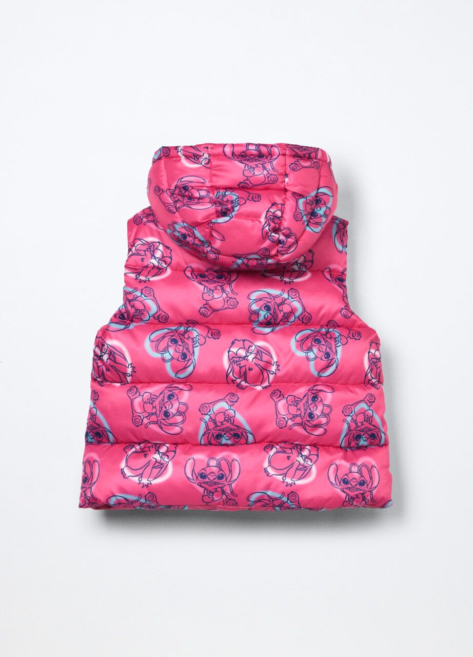 Alternative view of Podstavljeni prsluk s kapuljačom za djevojčice