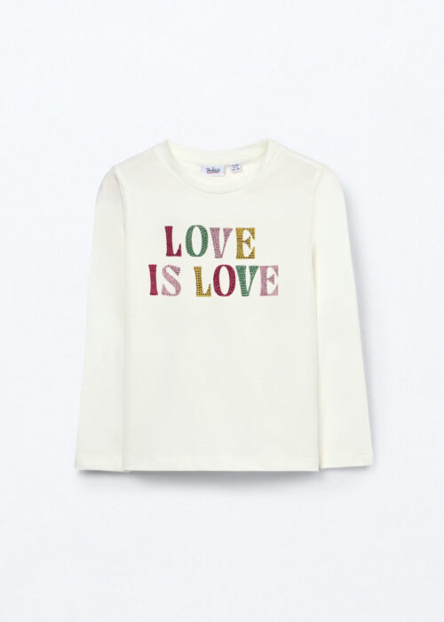 Majica od rastezljivog jersey pamuka za djevojčicu