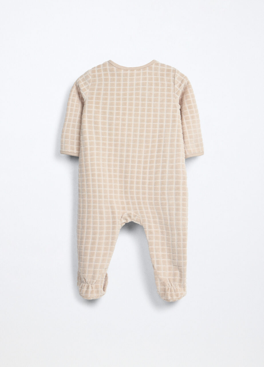 Alternative view of Jednodijelni kombinezon od velura s mješavinom pamuka za bebu dječaka