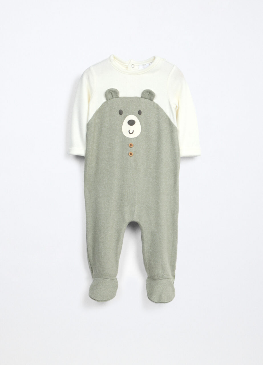 Jednodijelni kombinezon od viskoze s mješavinom za bebu dječaka
