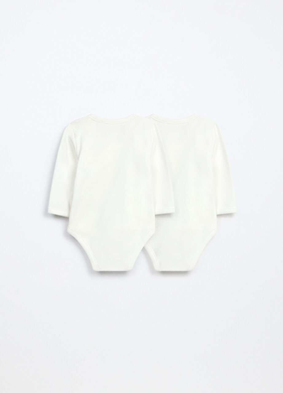 Alternative view of Paket od 2  bodija od čistog pamučnog interlok materijala za bebe