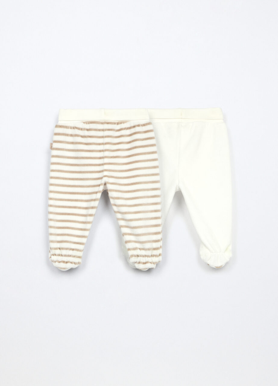 Alternative view of Paket od 2 donja dijela od čistog pamučnog interlok materijala za bebe