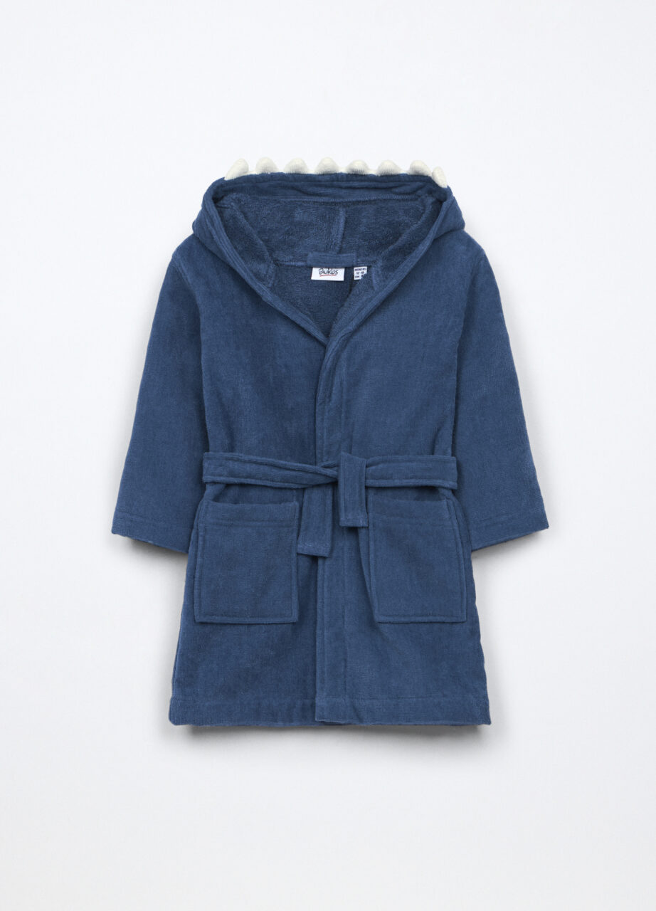 Ogrtač od čistog pamučnog velura za novorođenčad