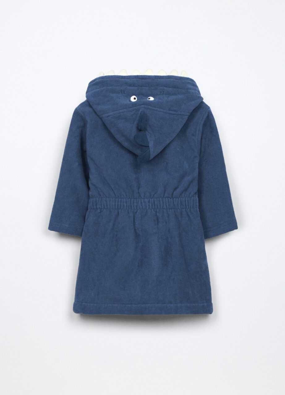 Alternative view of Ogrtač od čistog pamučnog velura za novorođenčad