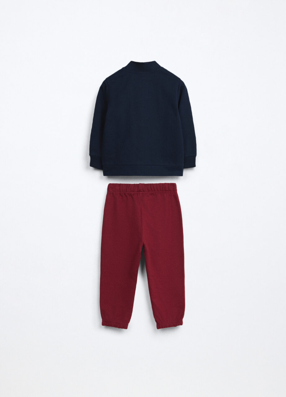 Alternative view of Set od čistog pamučnog francuskog terija za novorođenčad