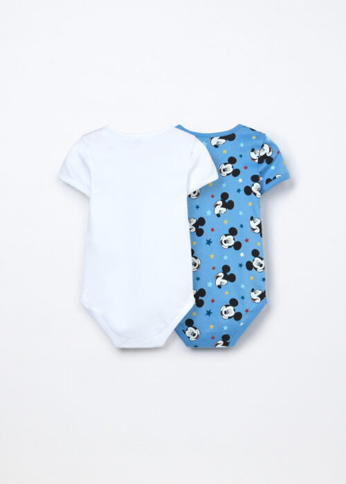 Alternative view of Paket od 2 bodija od interlock čistog pamuka za bebe