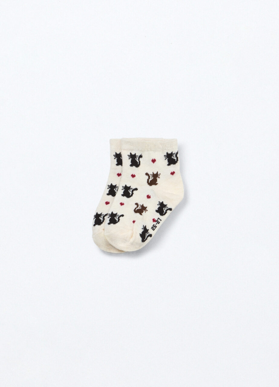 Alternative view of Kratke čarape od mješavine pamuka za djevojčice