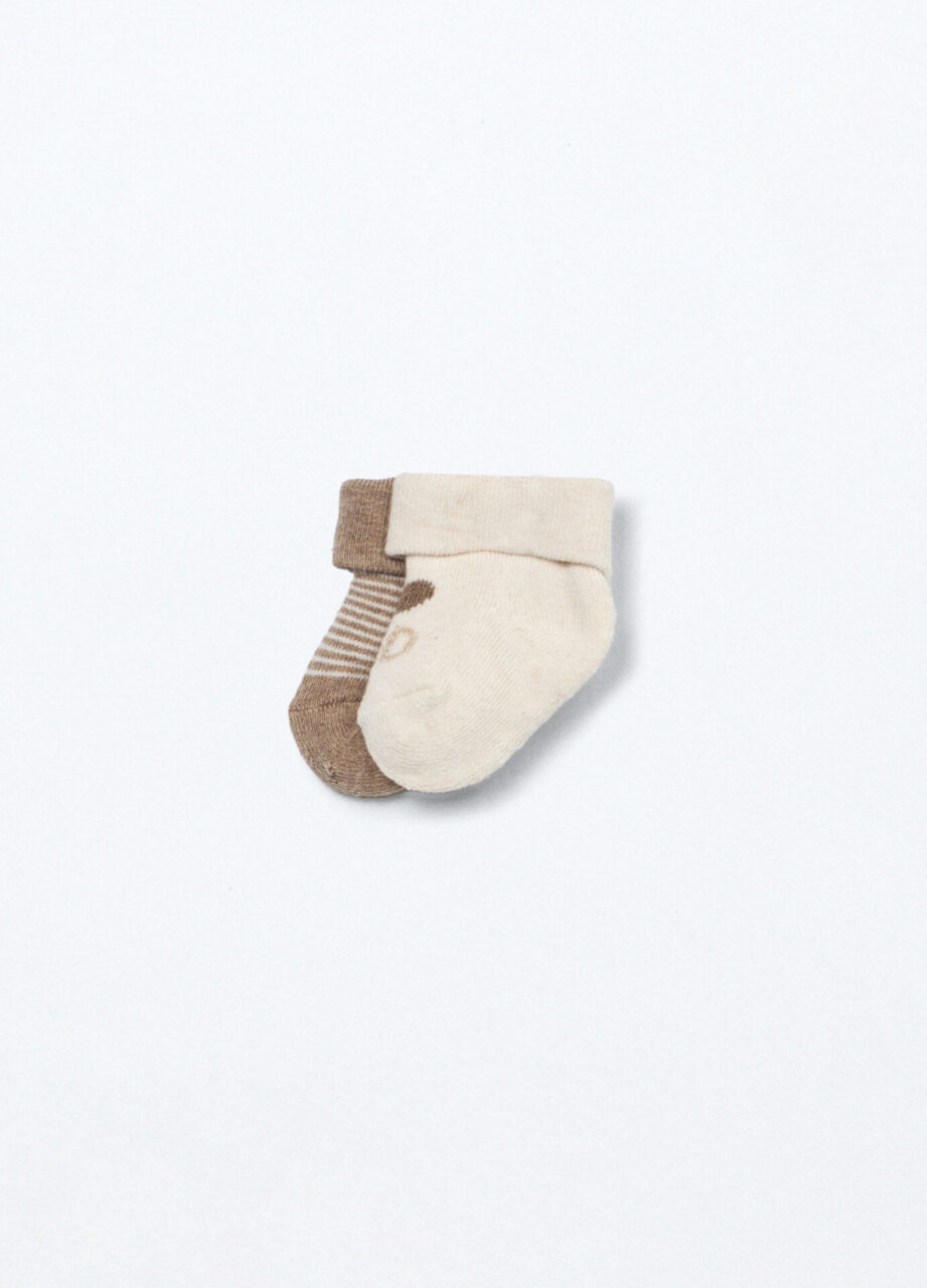 Paket od 2 para čarapa od frotira, mješavina pamuka