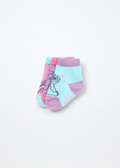 Paket od 3 para čarapica od mješavine pamuka za bebe