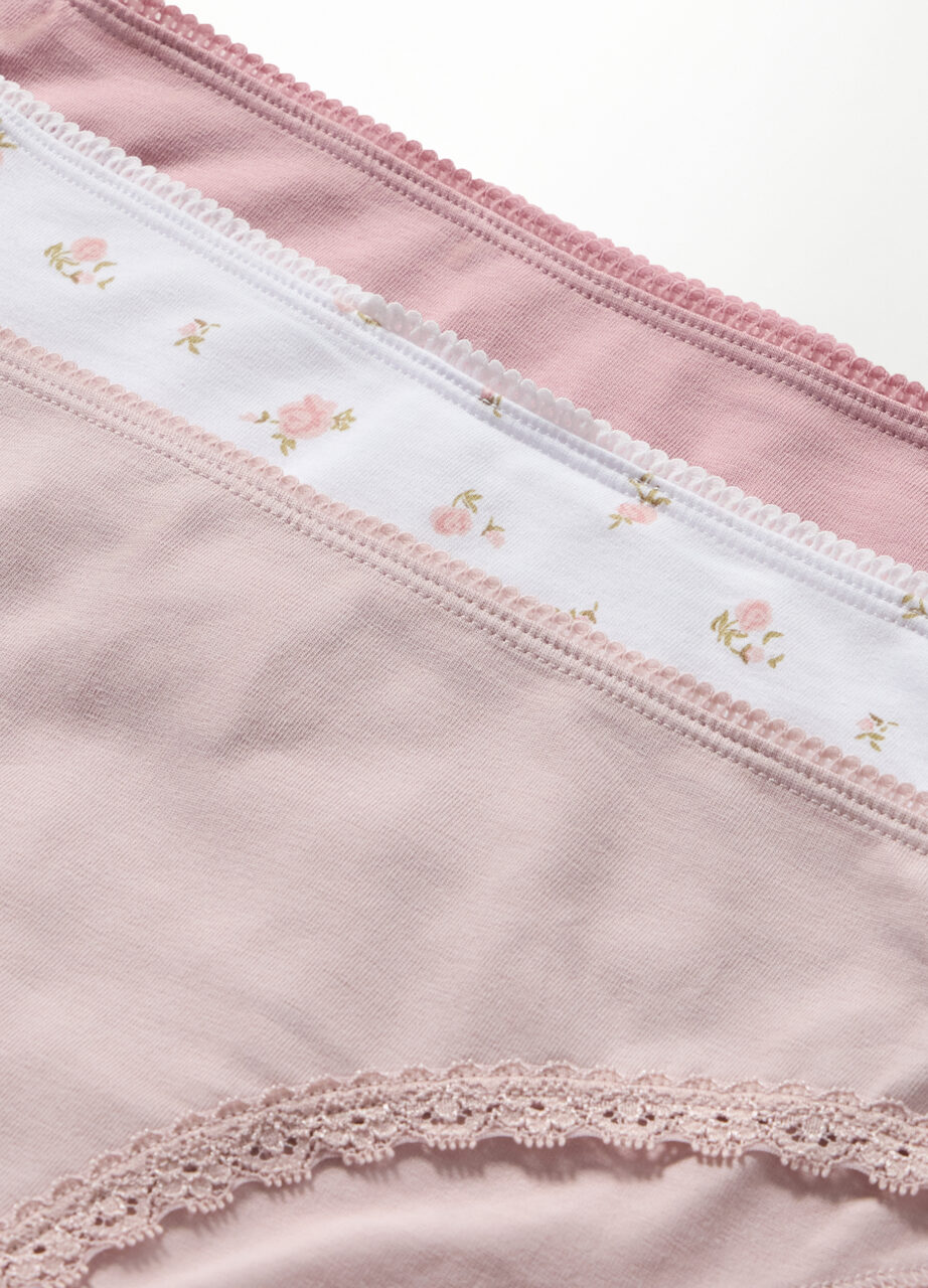 Alternative view of Paket od 3 ženske rastezljive pamučne gaćice