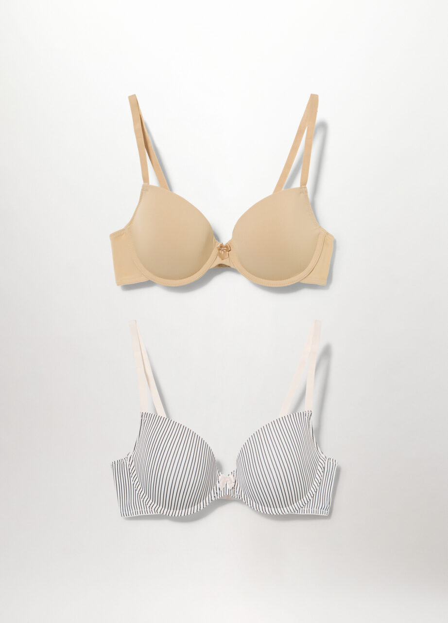 Paket od 2 podstavljena grudnjaka od mikrofibera