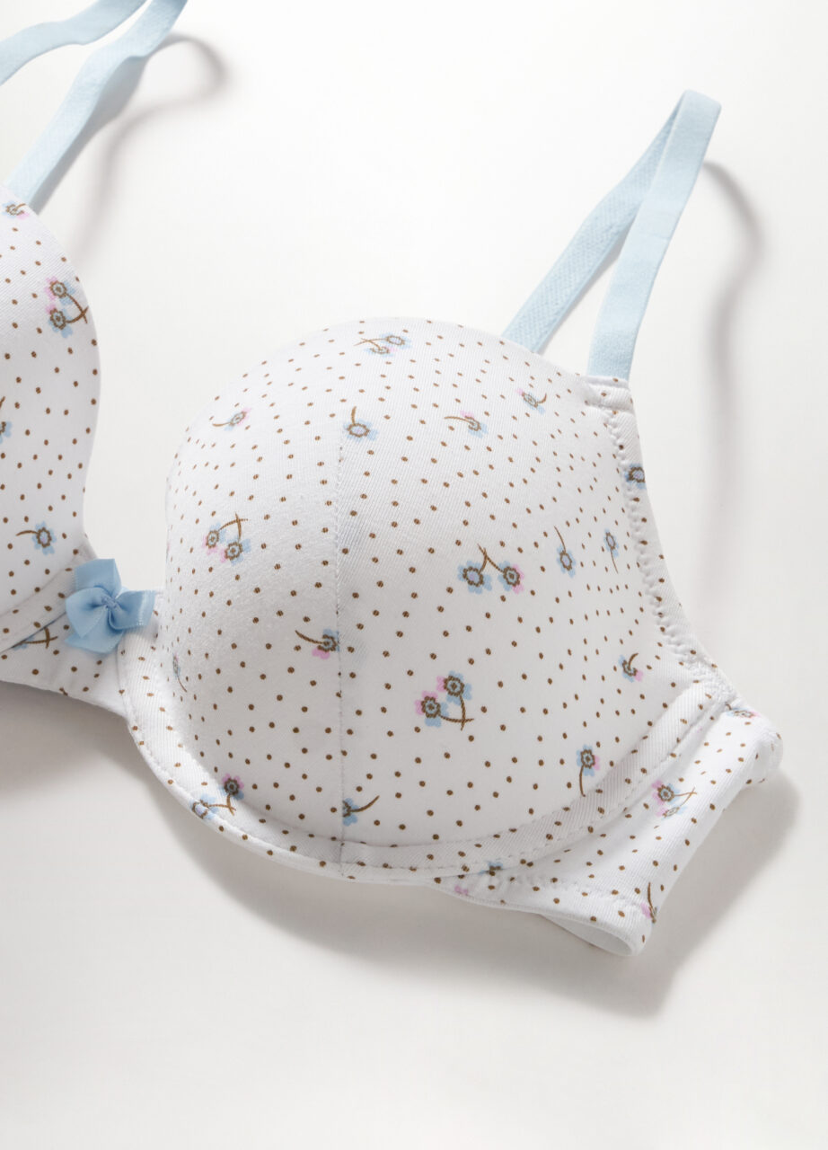 Alternative view of Paket od 2 podstavljena grudnjaka od pamuka