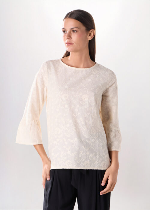 Bluza od čistog pamuka za žene