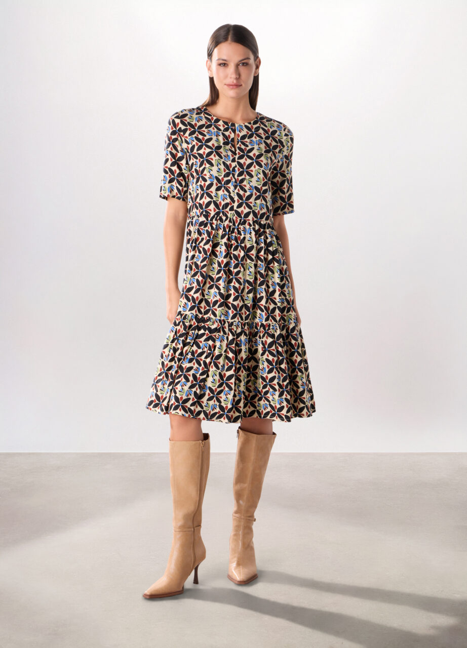 Haljina od čiste viskoze za žene