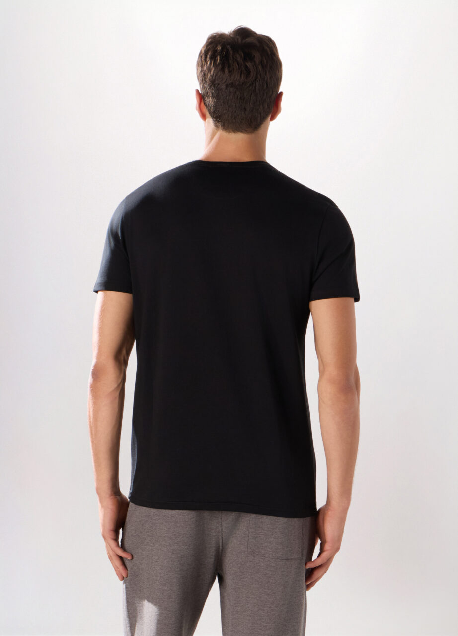 Alternative view of Majica s V izrezom od pamuka za muškarce