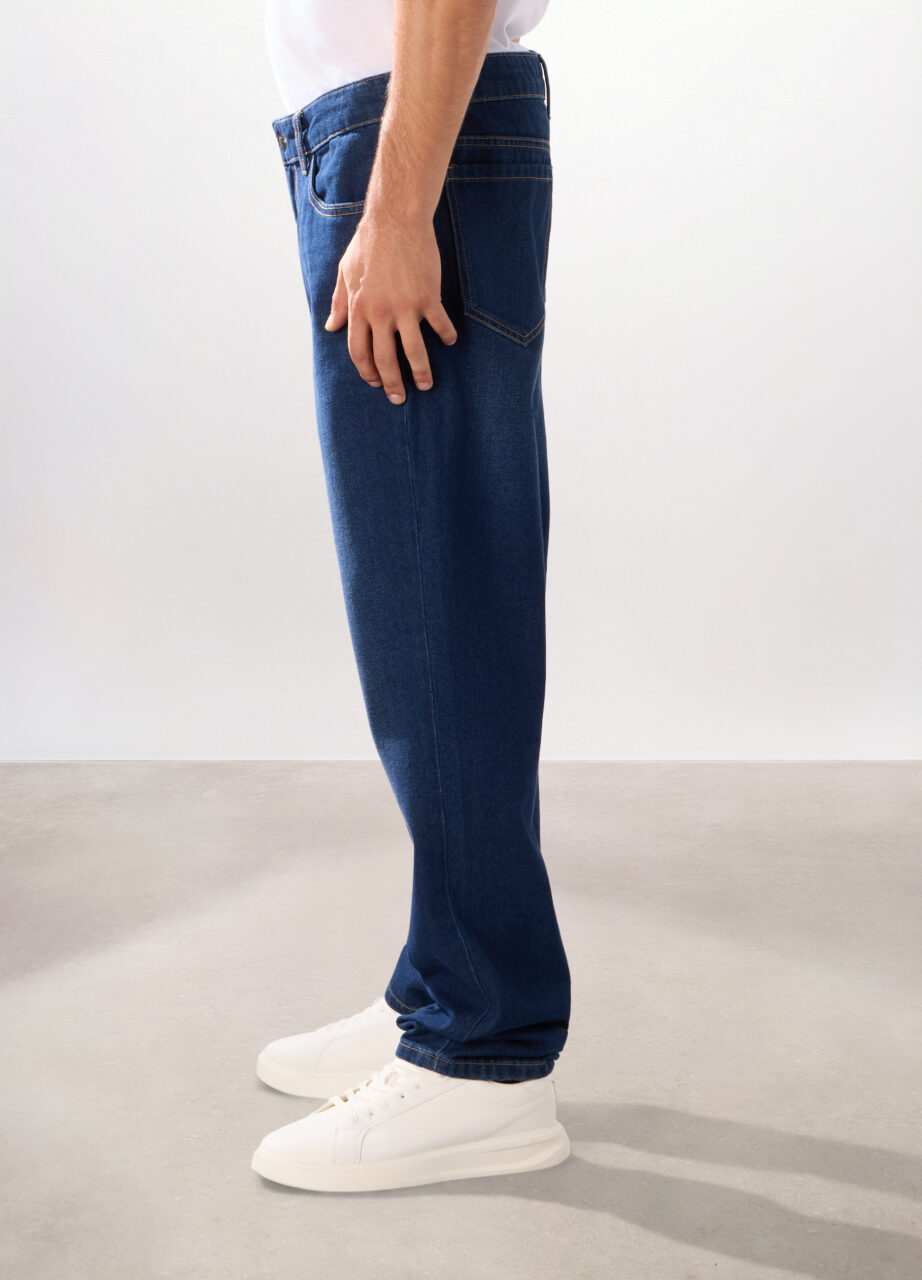 Alternative view of Farmerke s 5 džepova regular kroja od pamuka i lyocella za muškarce