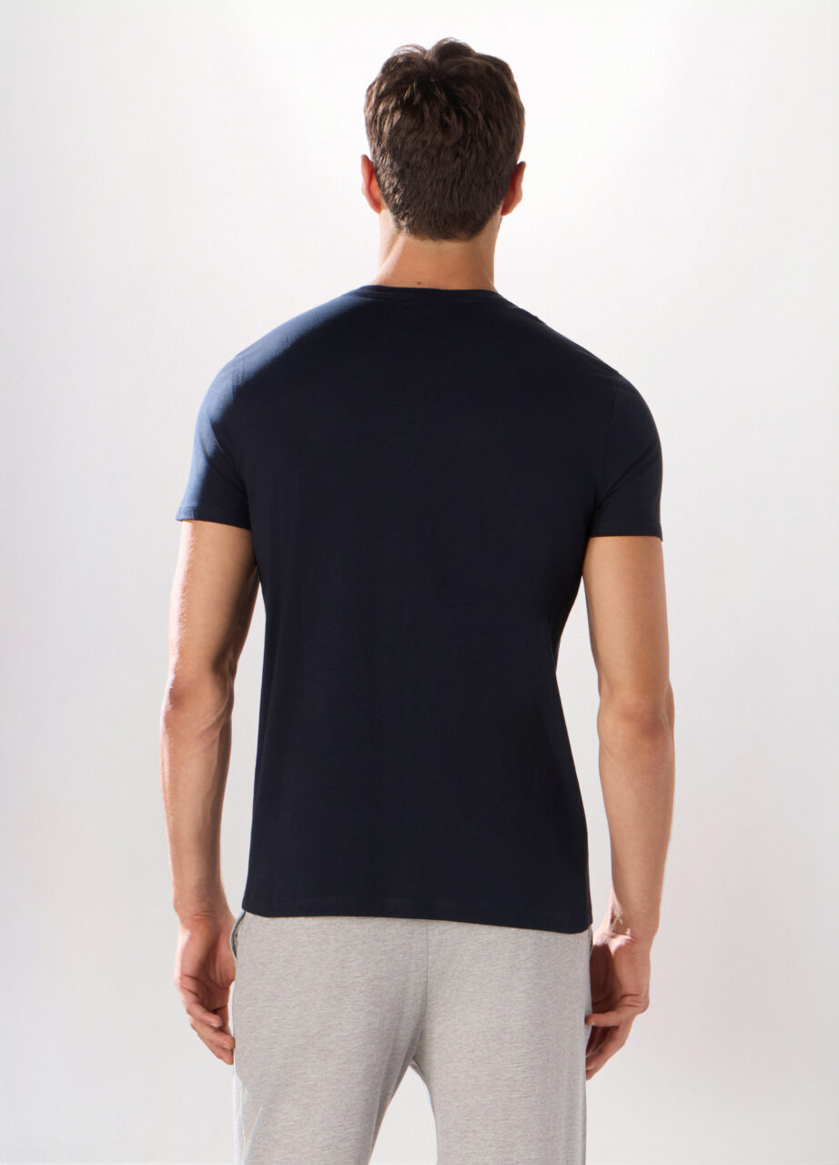 Alternative view of Muška majica s okruglim izrezom od mješavine pamuka