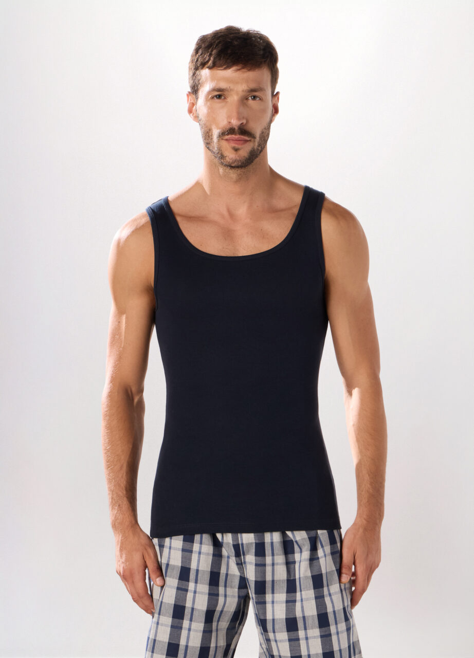 Muška potkošulja od rebrastog čistog pamuka