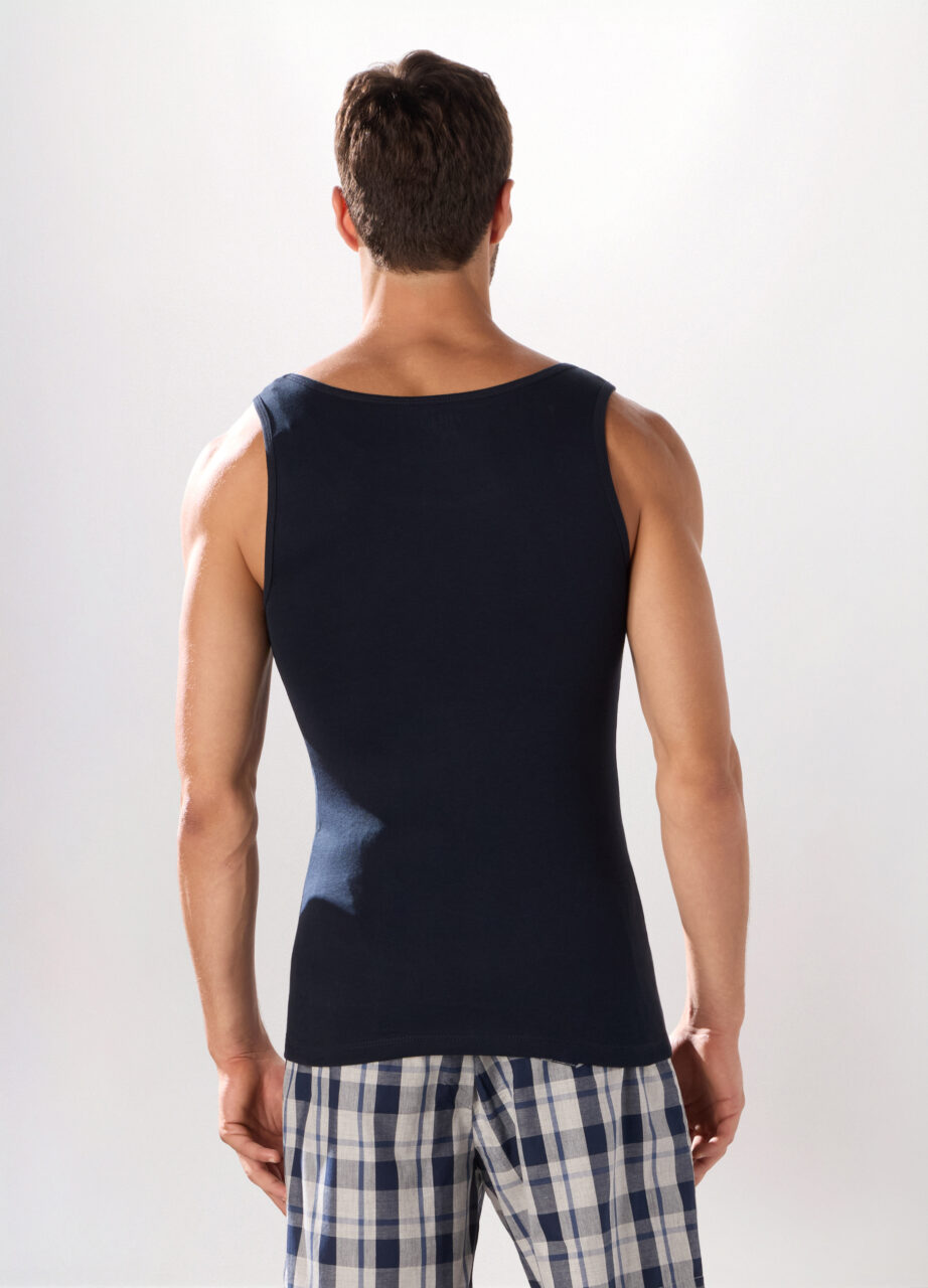 Alternative view of Muška potkošulja od rebrastog čistog pamuka