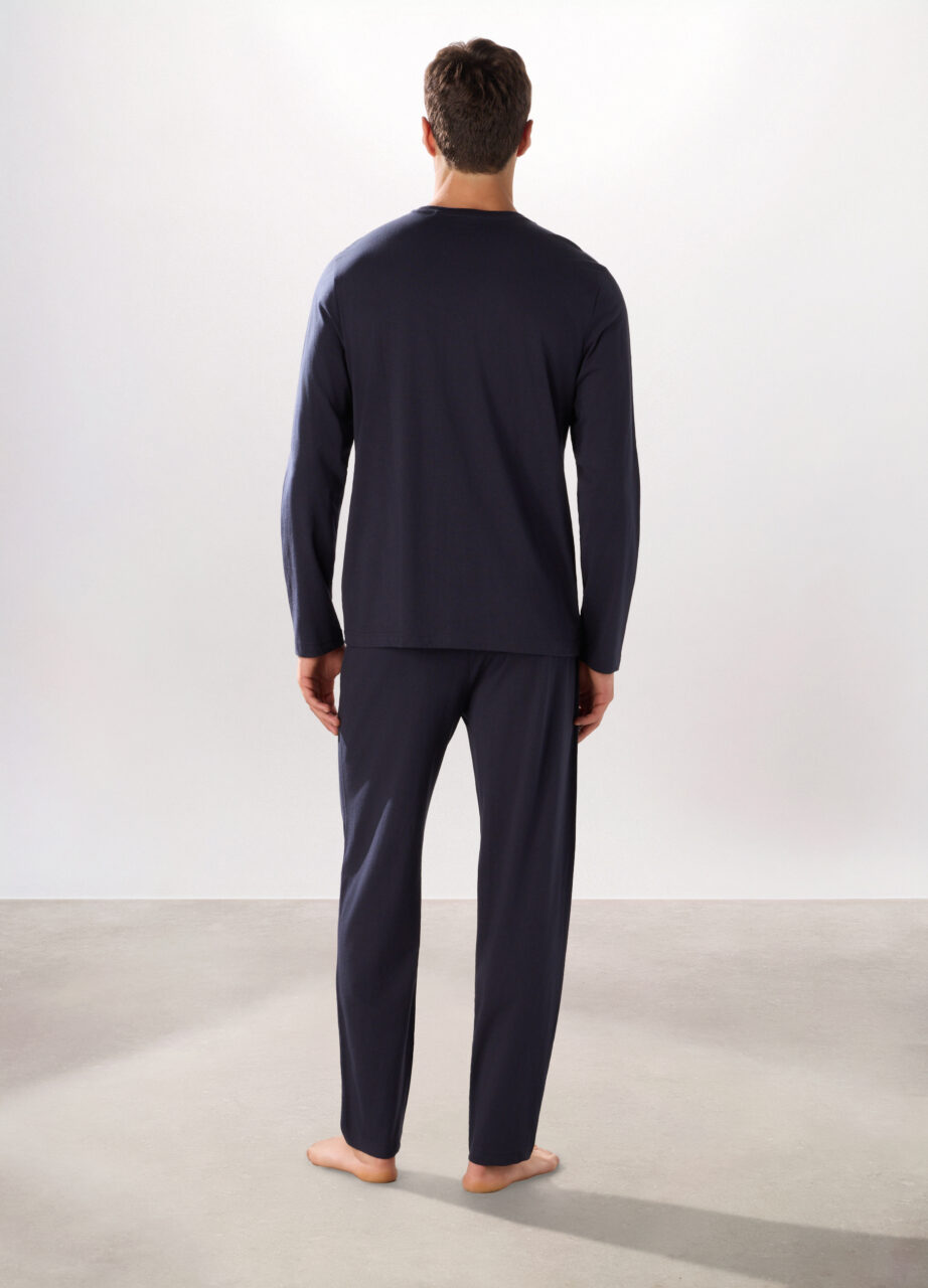 Alternative view of Muška duga pidžama od pamučnog jerseya