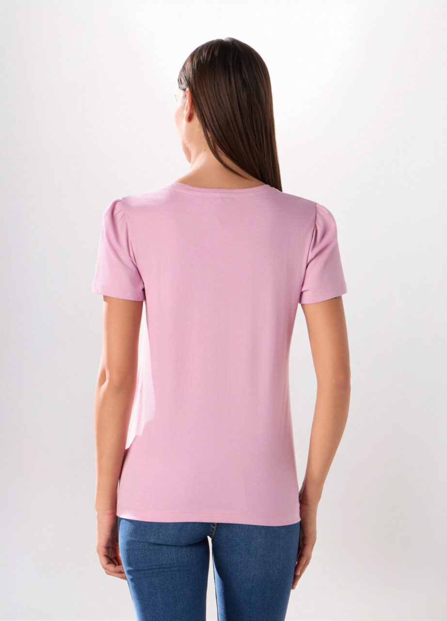 Alternative view of Majica od čistog pamučnog jerseya za žene