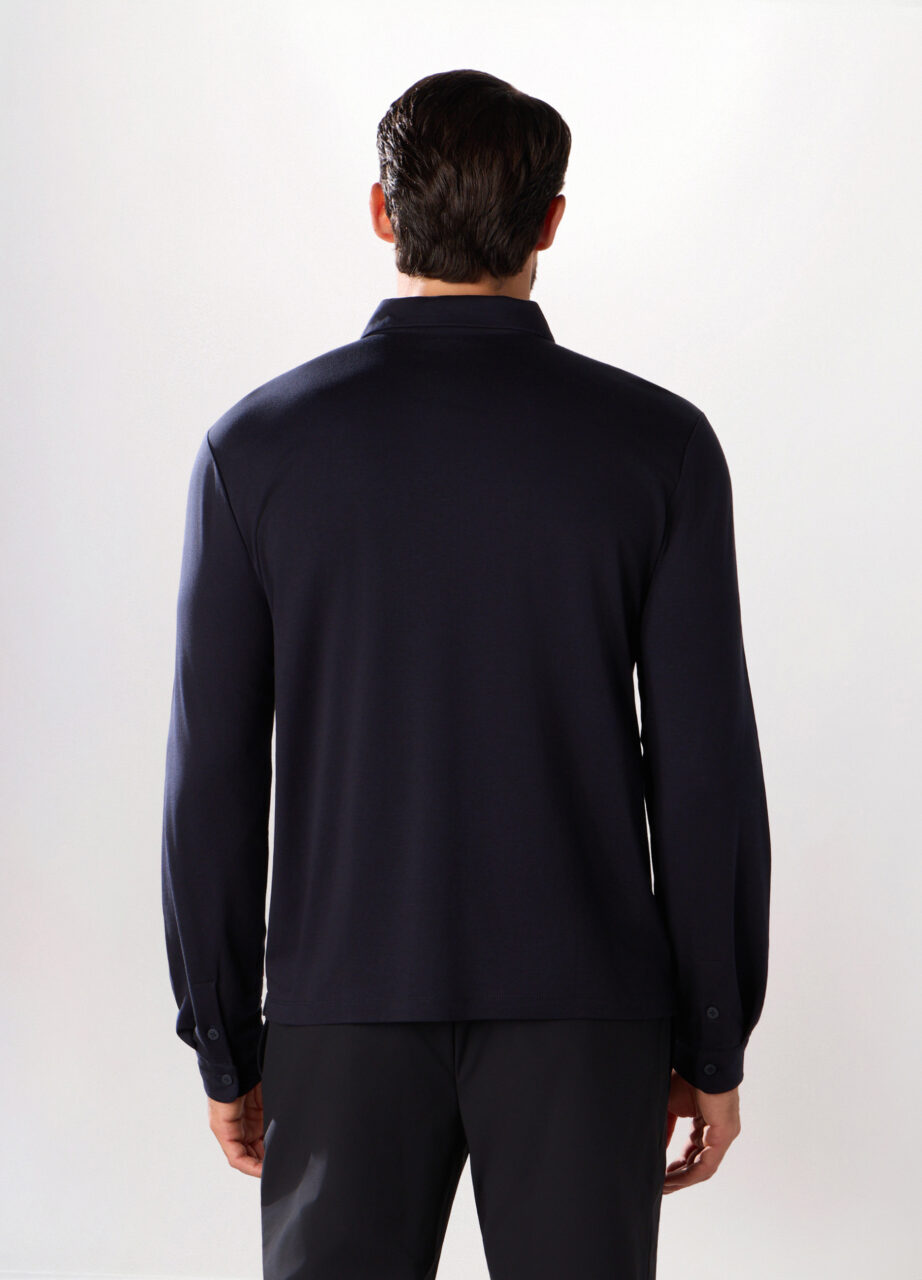 Alternative view of Majica dugih rukava od čistog pamuka za muškarce