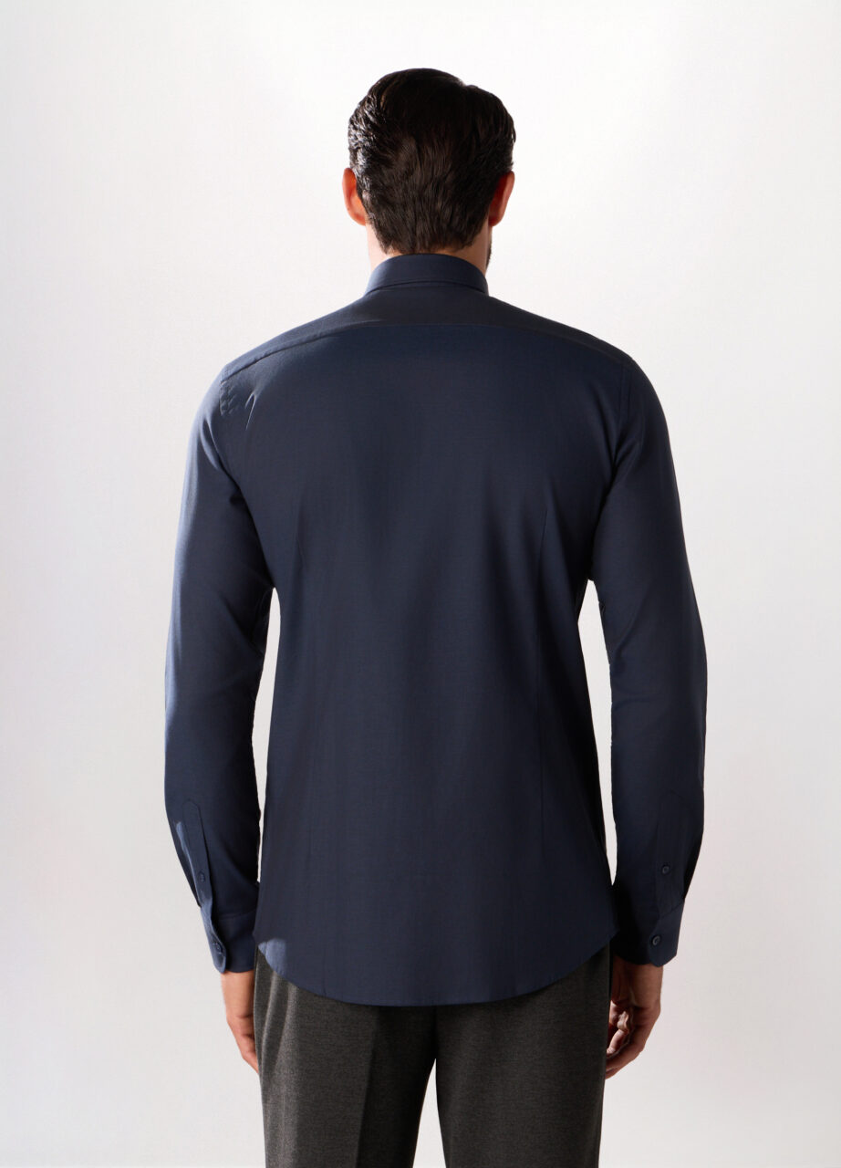 Alternative view of Slim fit košulja od rastezljivog piqué pamuka za muškarce