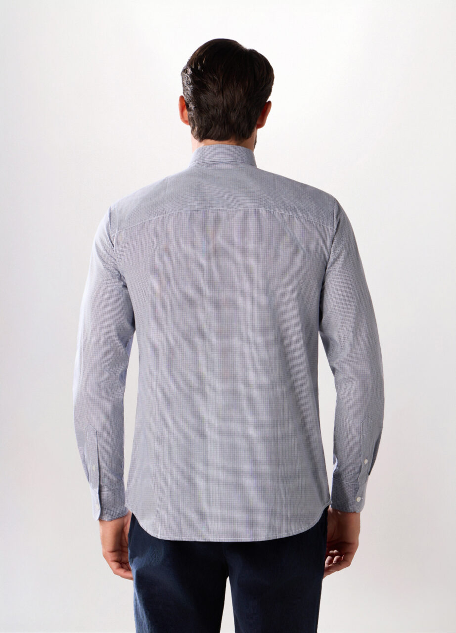 Alternative view of Regular fit košulja od mješavine pamuka sa printom za muškarce