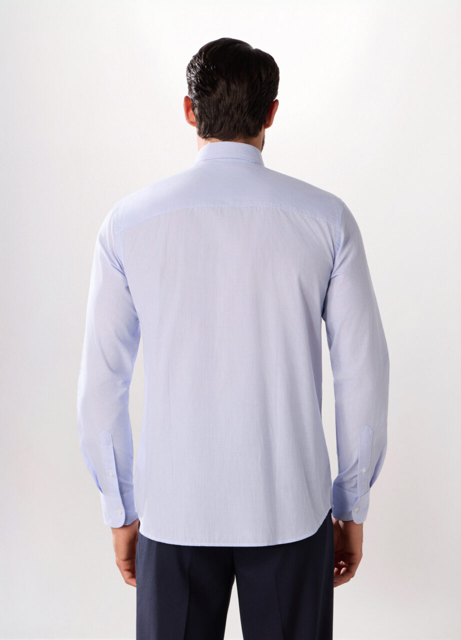 Alternative view of Regular fit košulja od mješavine pamuka sa printom za muškarce