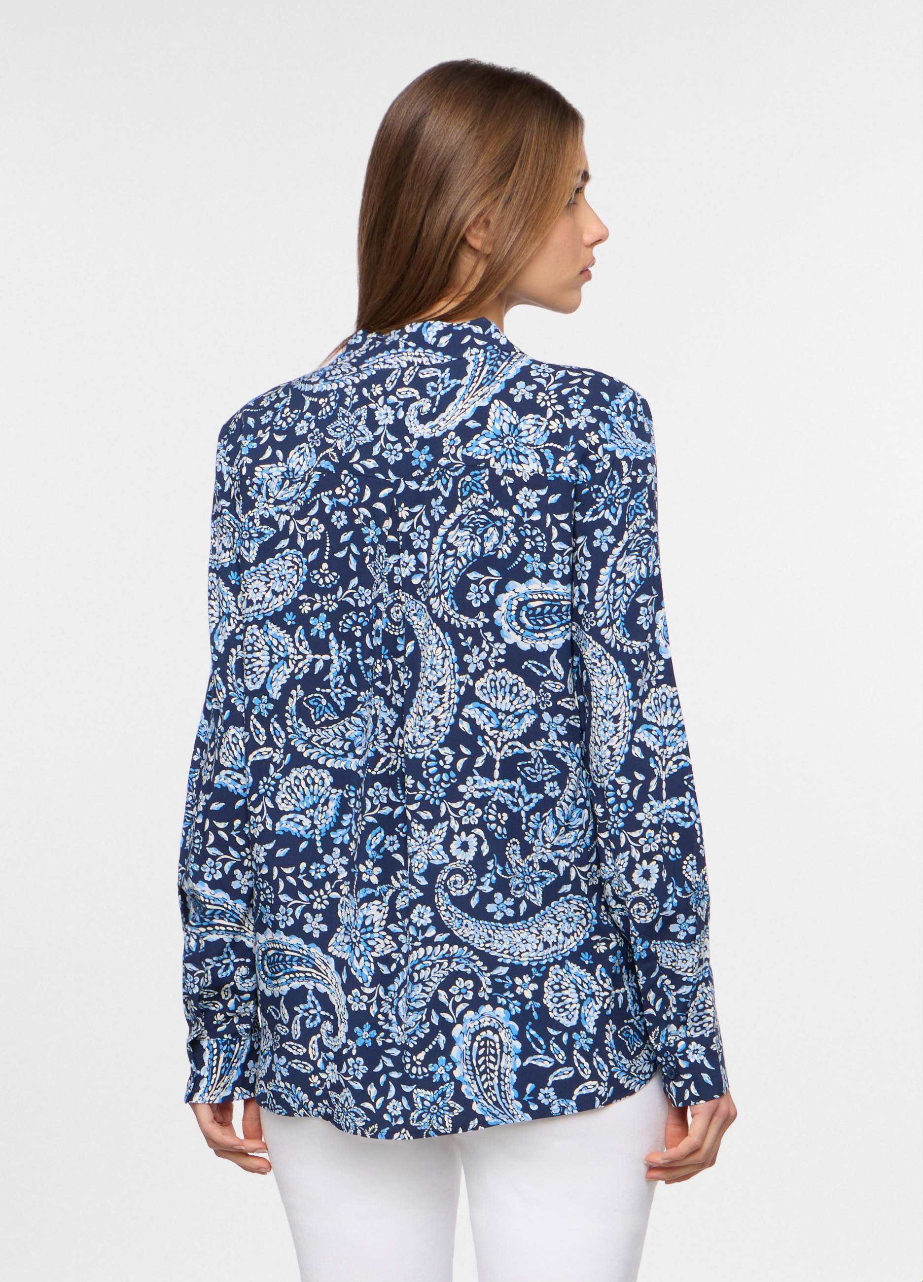 Alternative view of Ženska košulja od čiste viskoze sa printom