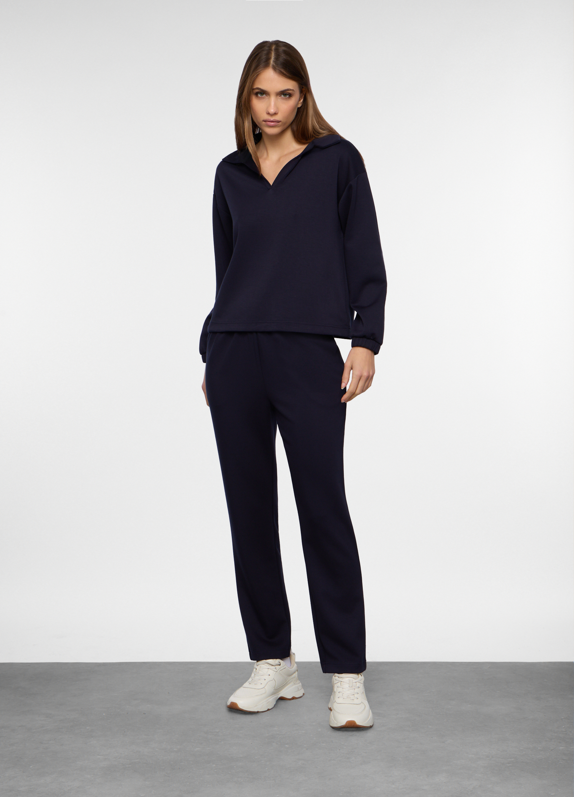 Ženske slim fit hlače sa elastinom