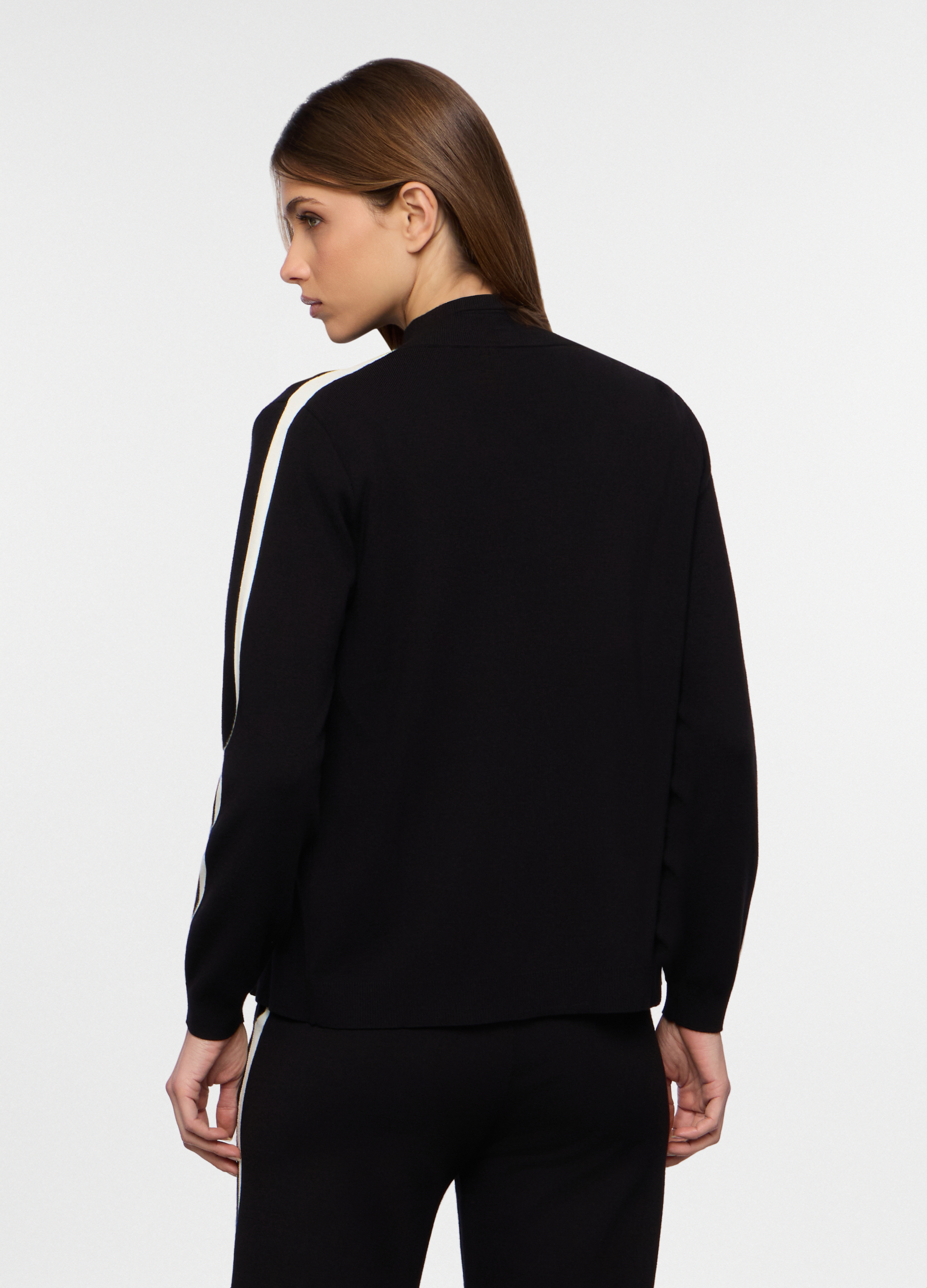 Alternative view of Ženska jakna od rastezljivog punto Milano materijala