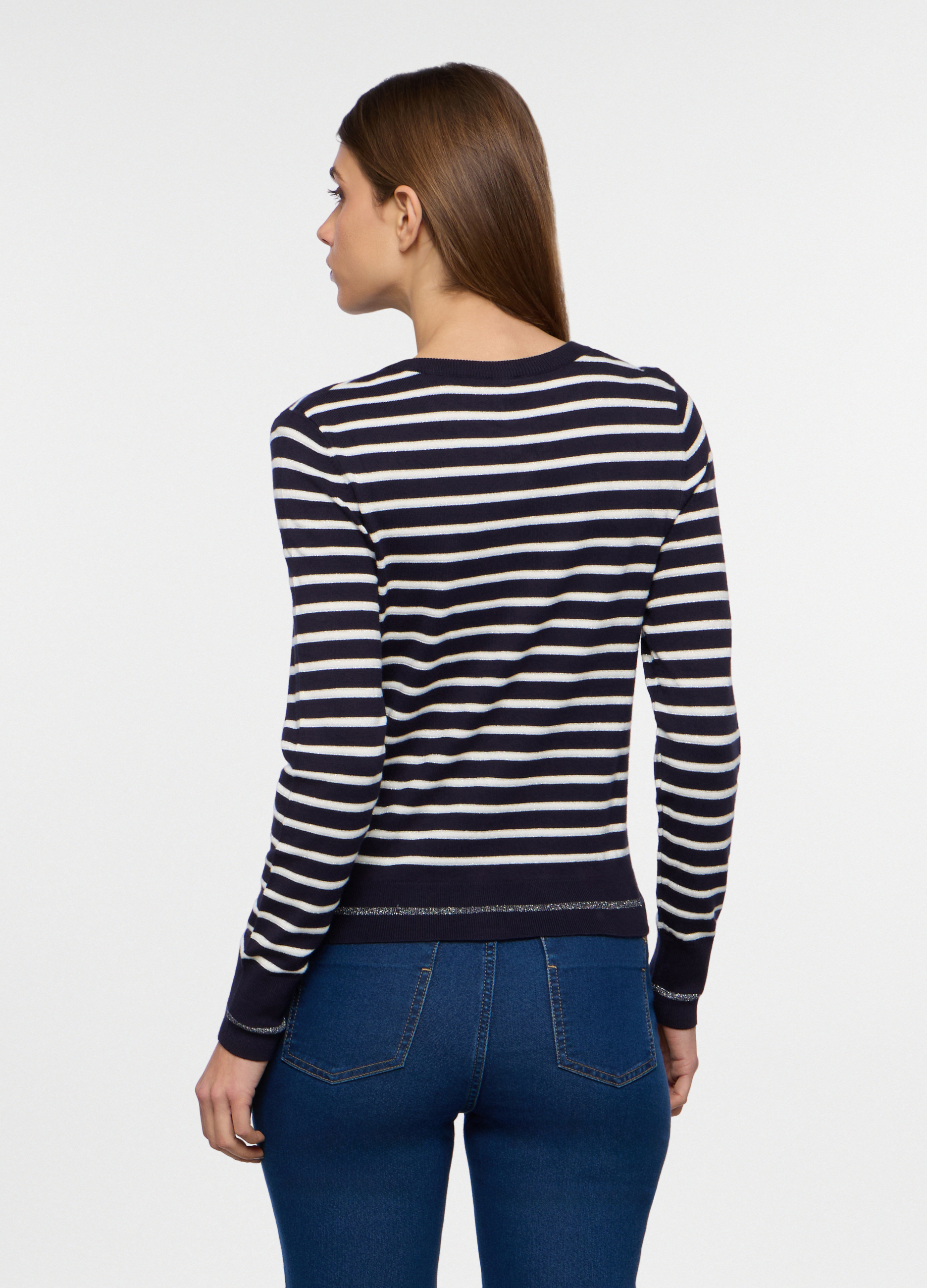 Alternative view of Ženski kardigan s okruglim izrezom, glatka obrada