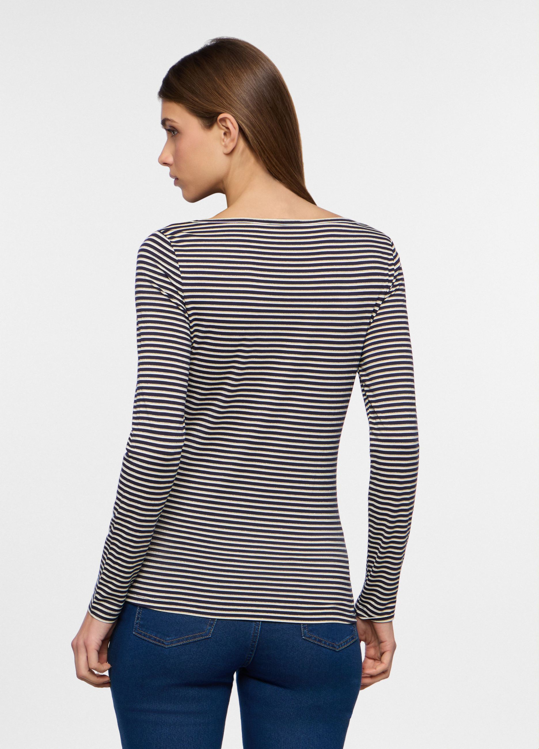 Alternative view of Ženska dukserica s okruglim izrezom od french terry materijala