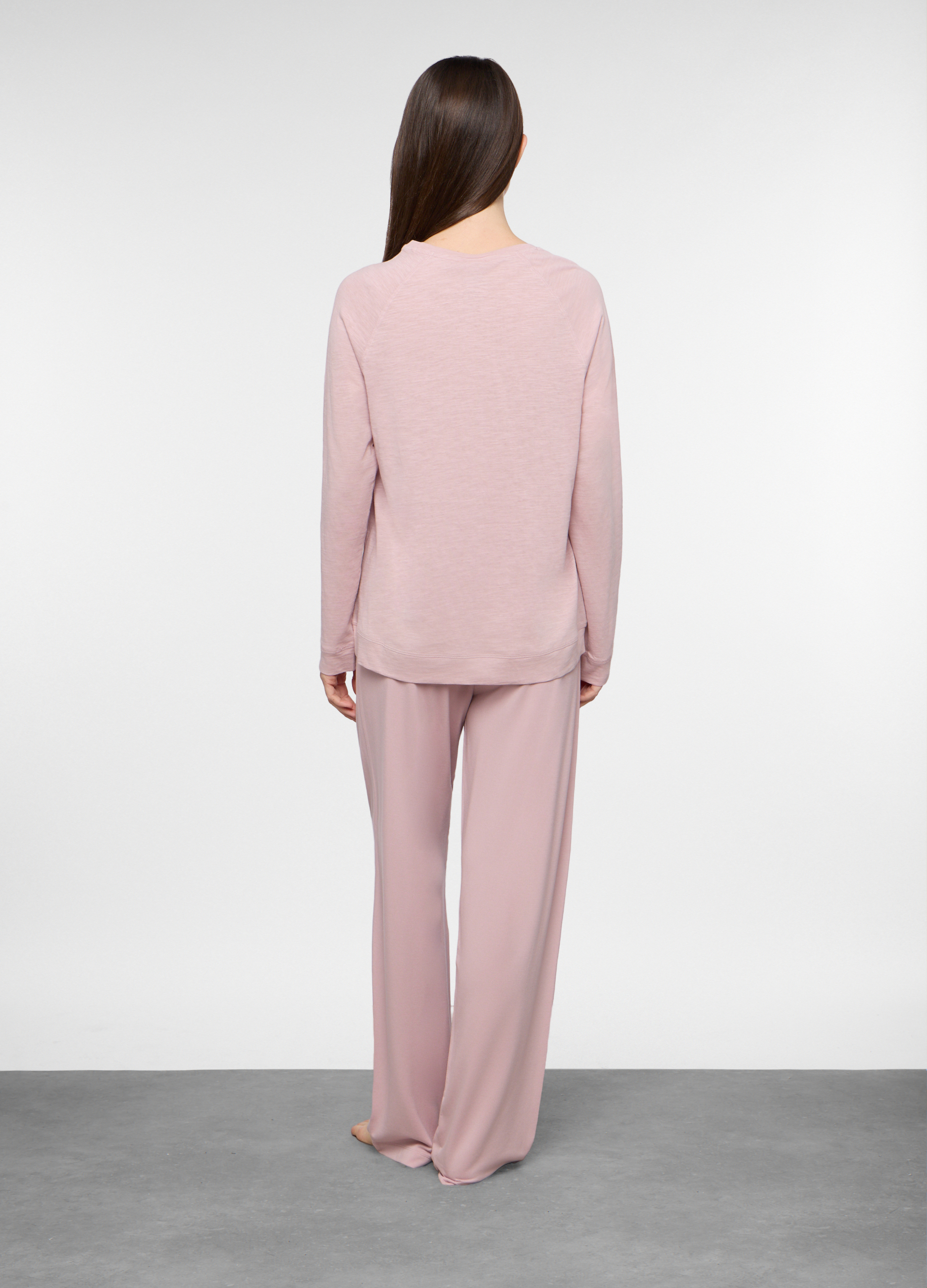 Alternative view of Ženska duga pidžama u setu od čistog pamuka