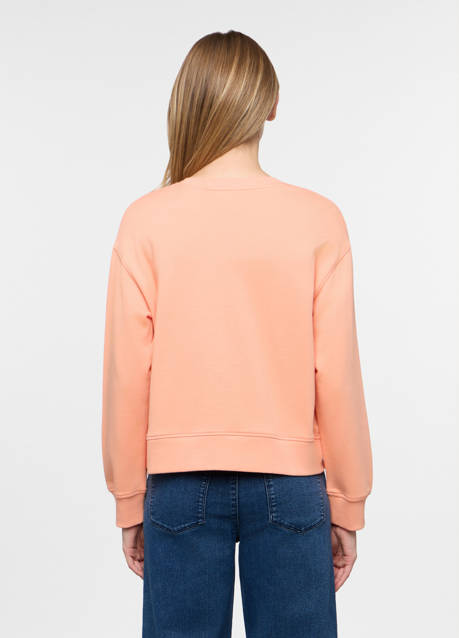 Alternative view of Ženska dukserica s okruglim izrezom od french terry materijala