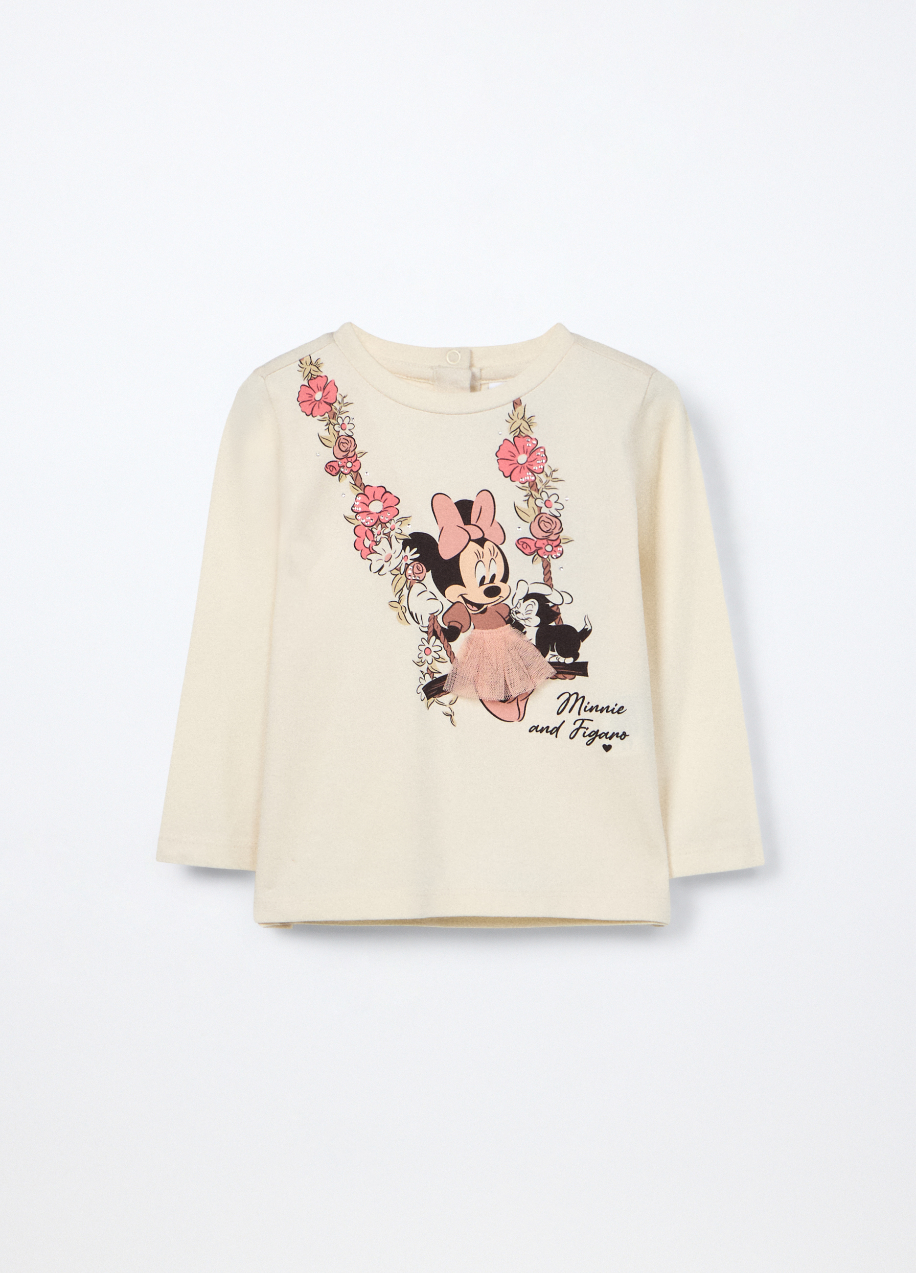 Majica od pamuka u jersey tkanju s elastinom za bebu djevojčicu