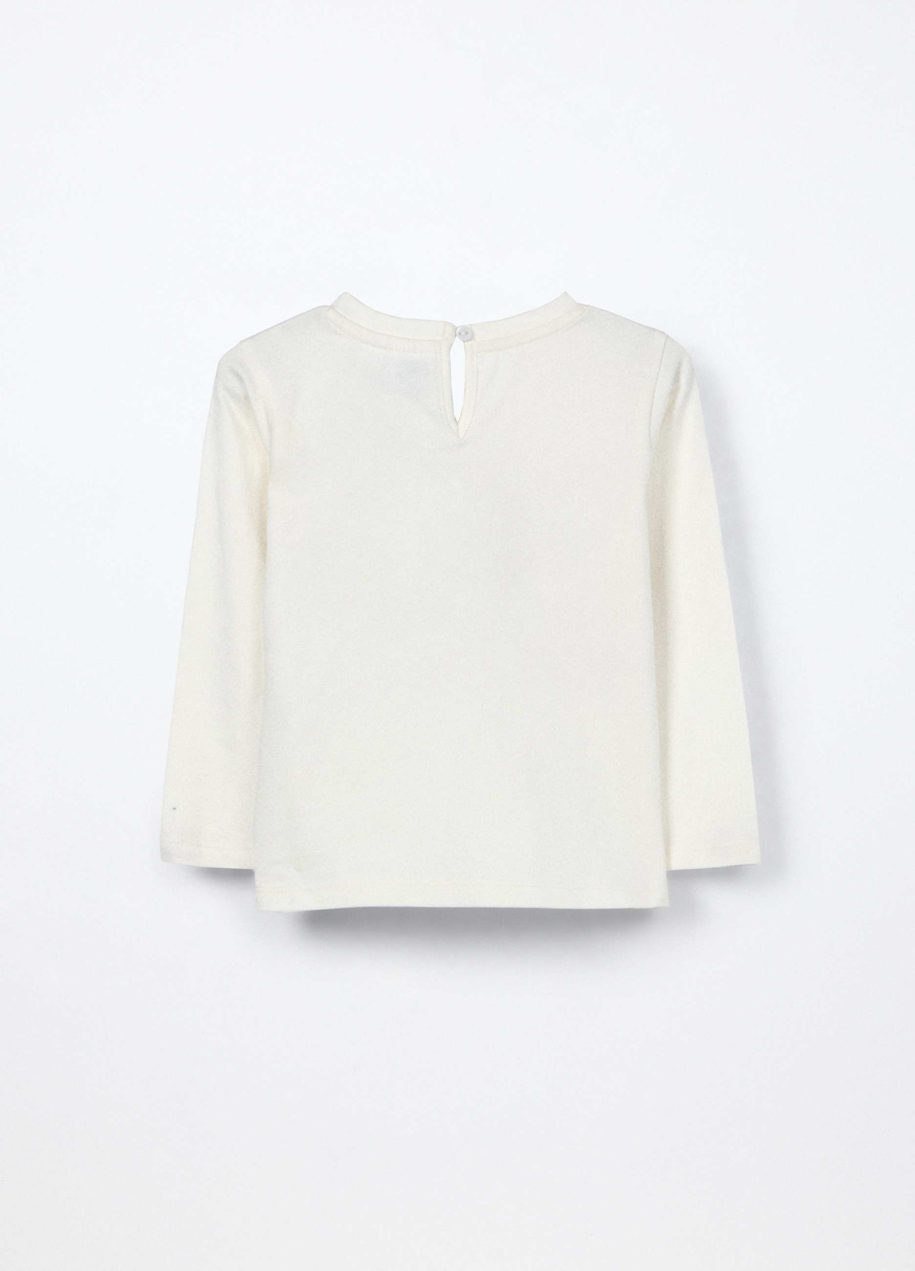 Alternative view of Majica dugih rukava od pamuka sa jersey tkanjem sa elastinomza bebu djevojčicu