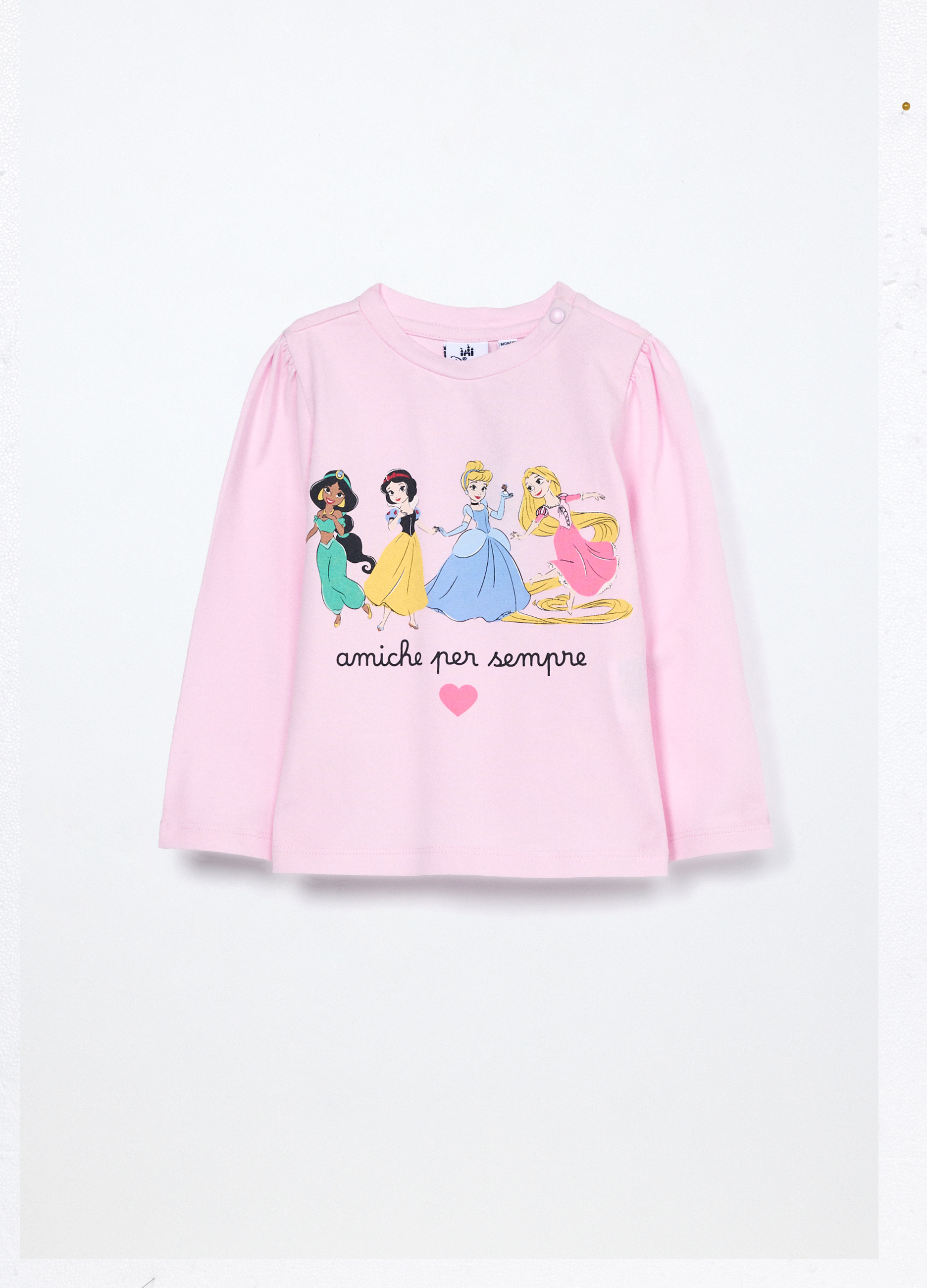 Majica od pamuka u jersey tkanju s elastinom za bebu djevojčicu