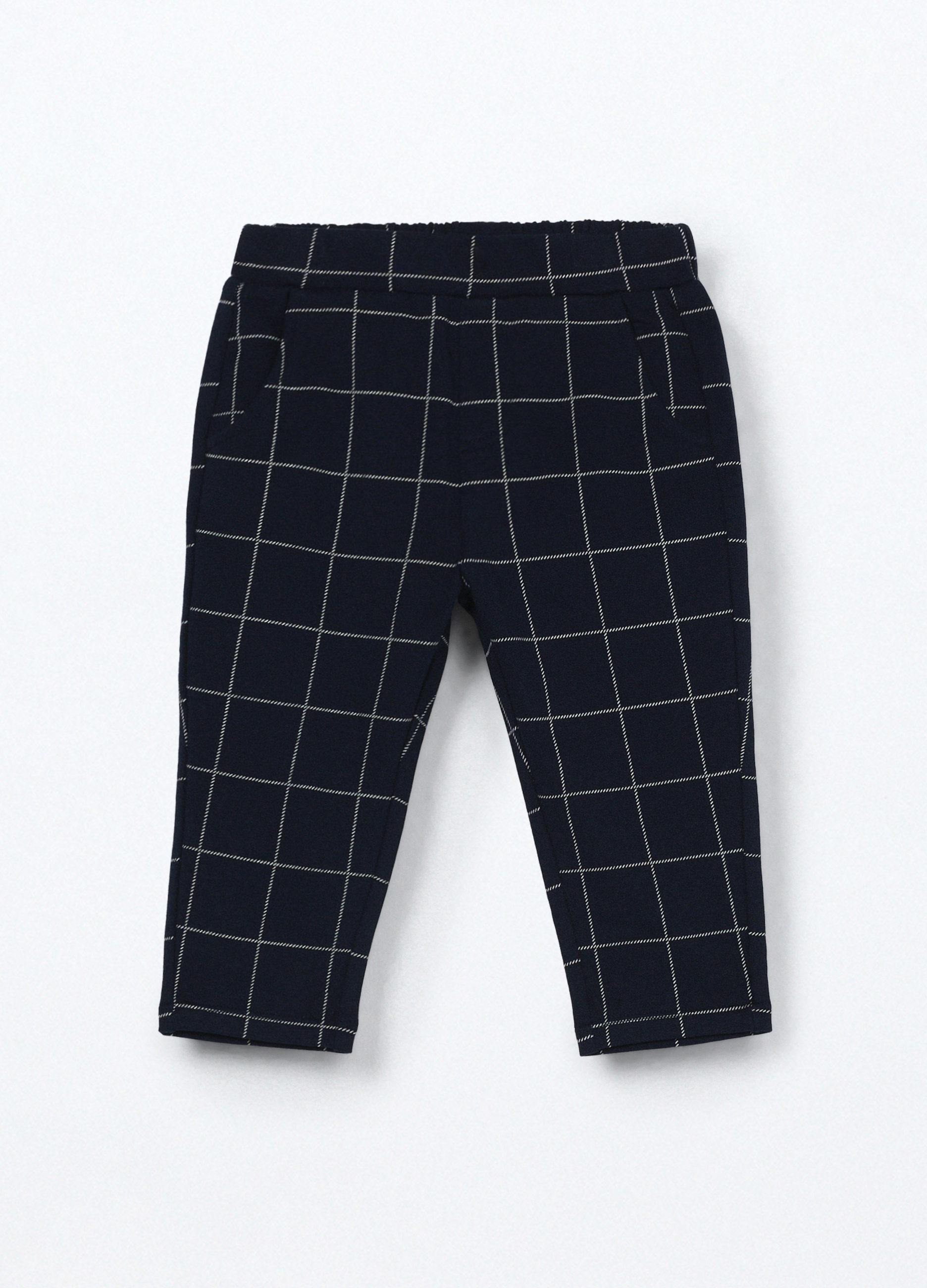 Hlače od rastezljivog pamučnog flisa za bebu dječaka