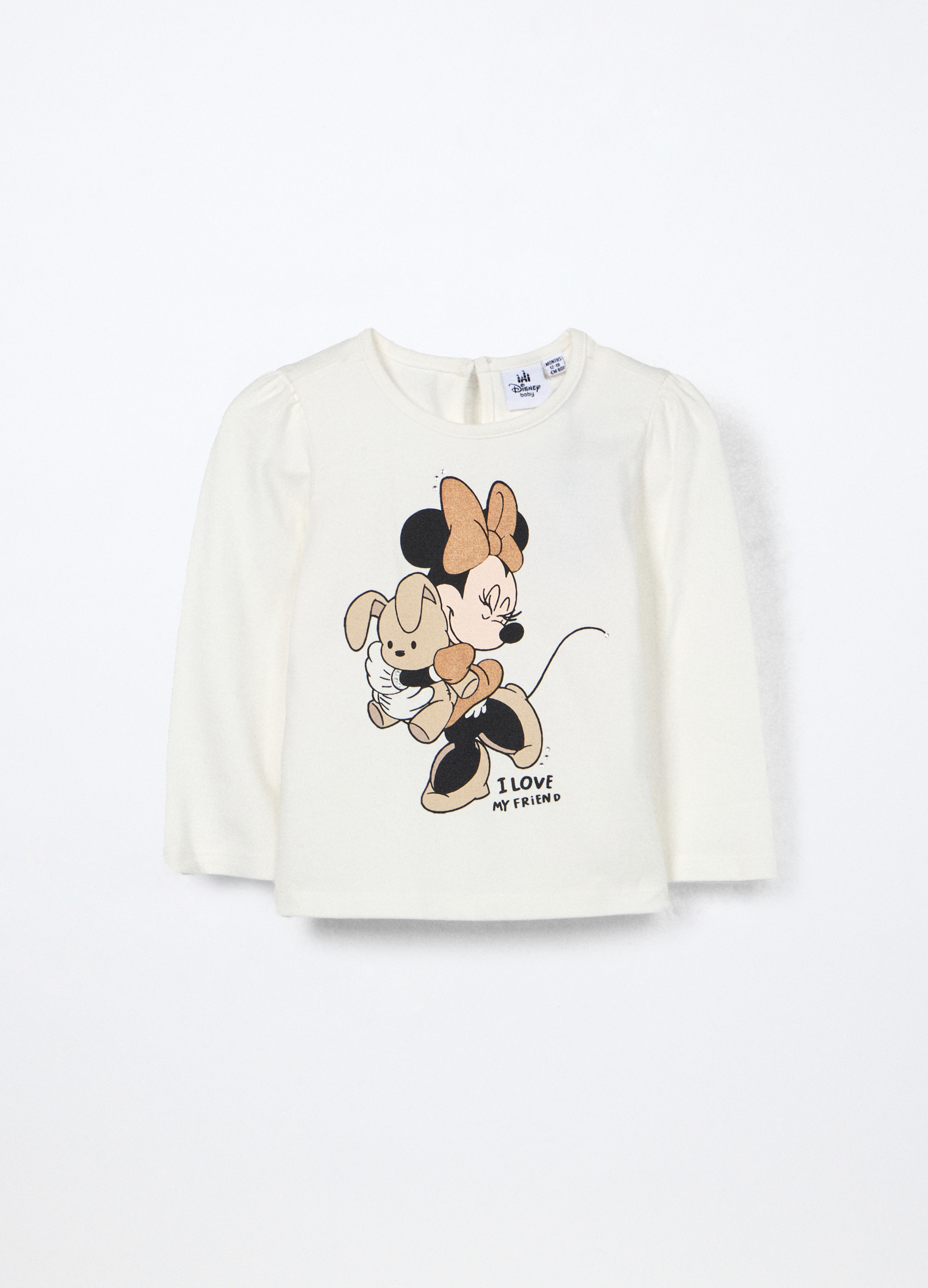 Majica od pamuka u jersey tkanju s elastinom za bebu djevojčicu