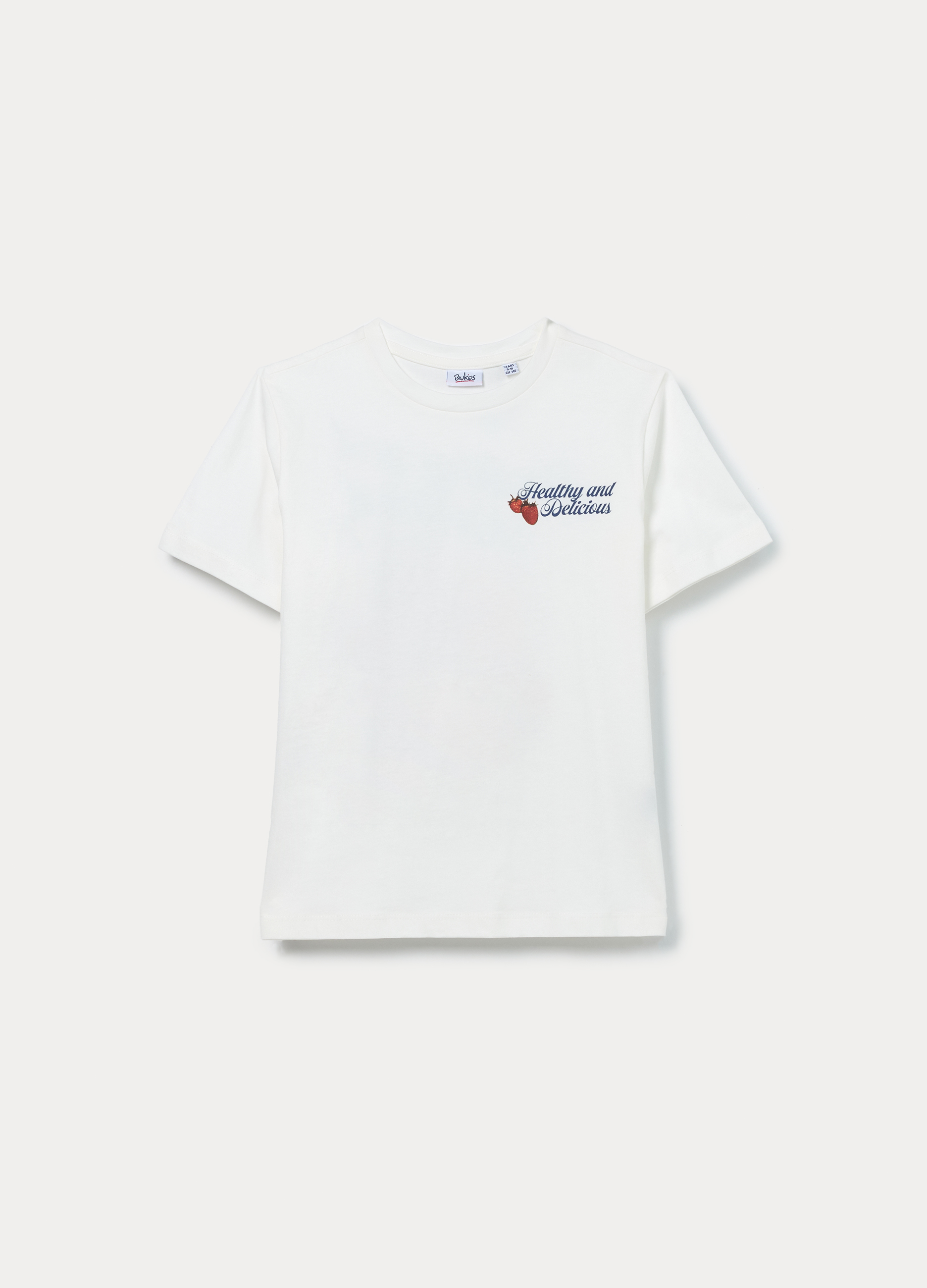 Majica od čistog pamuka u jersey tkanju za djevojku