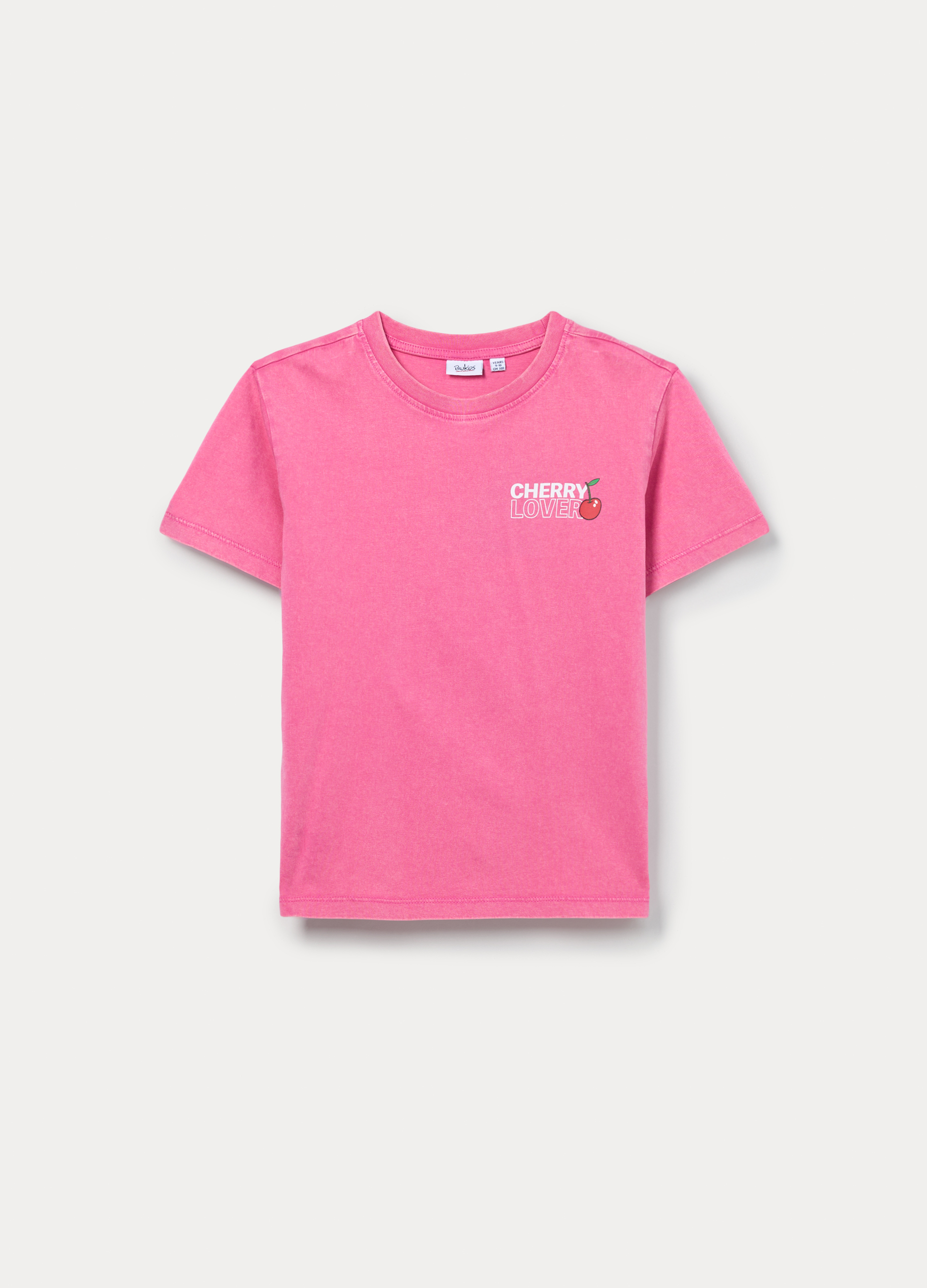 Majica od čistog pamuka u jersey tkanju za djevojku