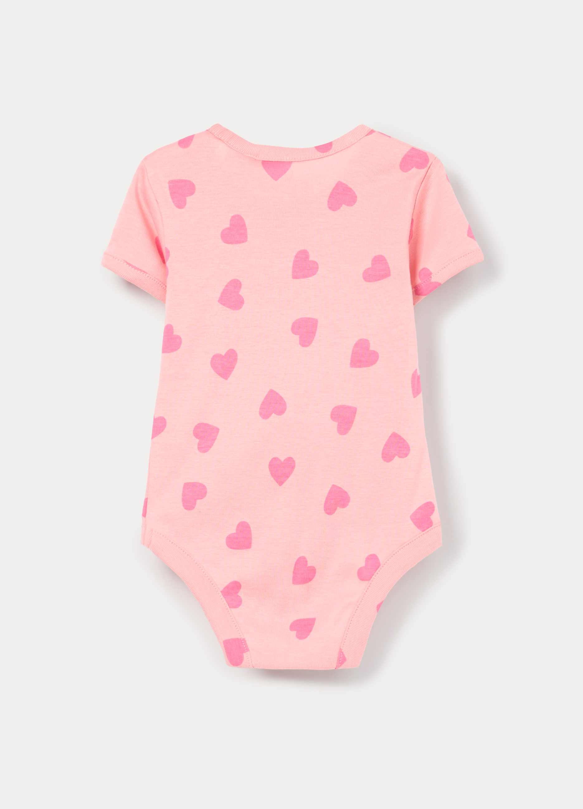 Alternative view of Body od čistog pamučnog rebrastog pletiva za bebu djevojčicu