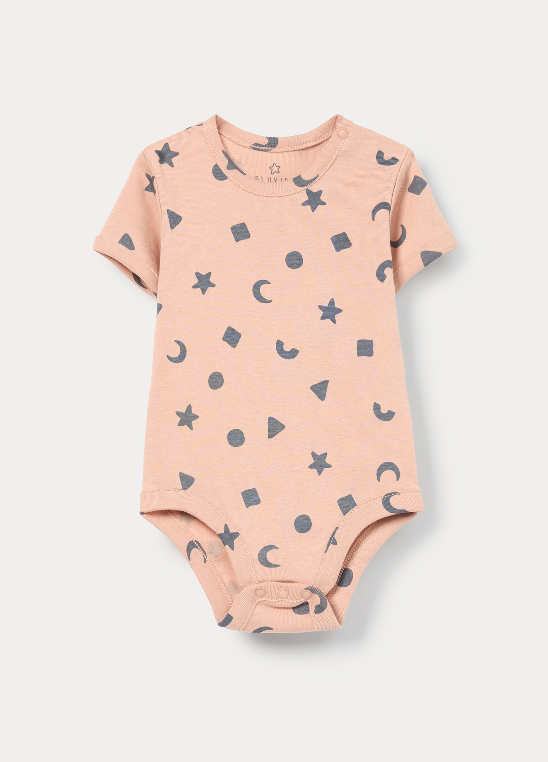 Body od čistog pamučnog rebrastog pletiva za bebu dječaka