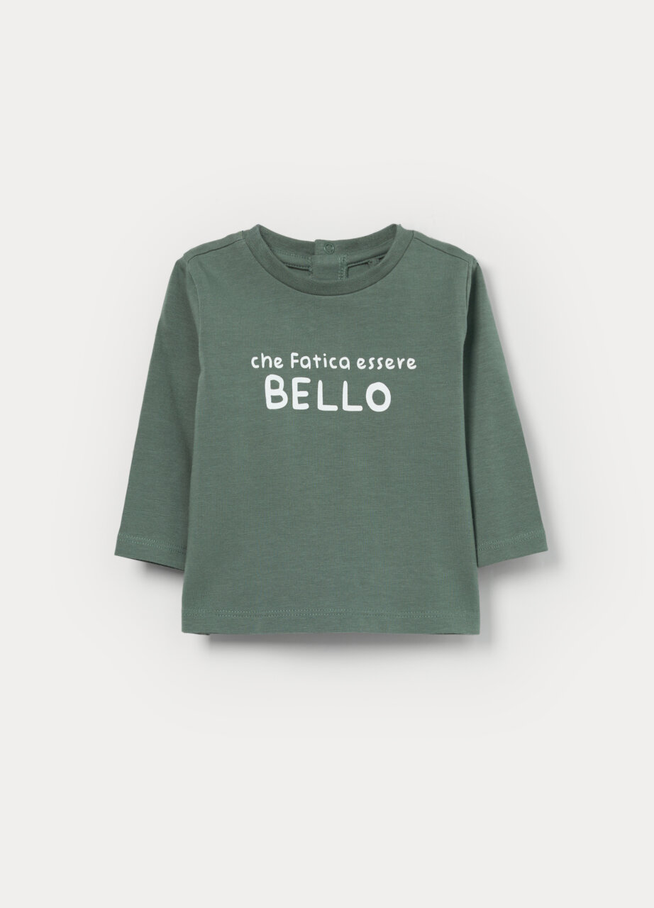 Majica od pamuka u jersey tkanju s elastinom za bebu dječaka