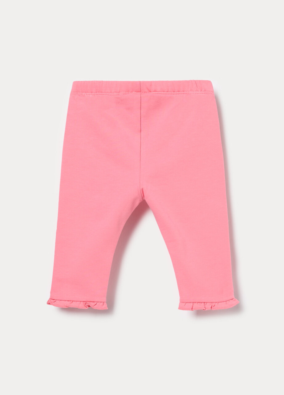 Alternative view of Helanke od rastezljivog pamučnog frotira za bebu djevojčicu