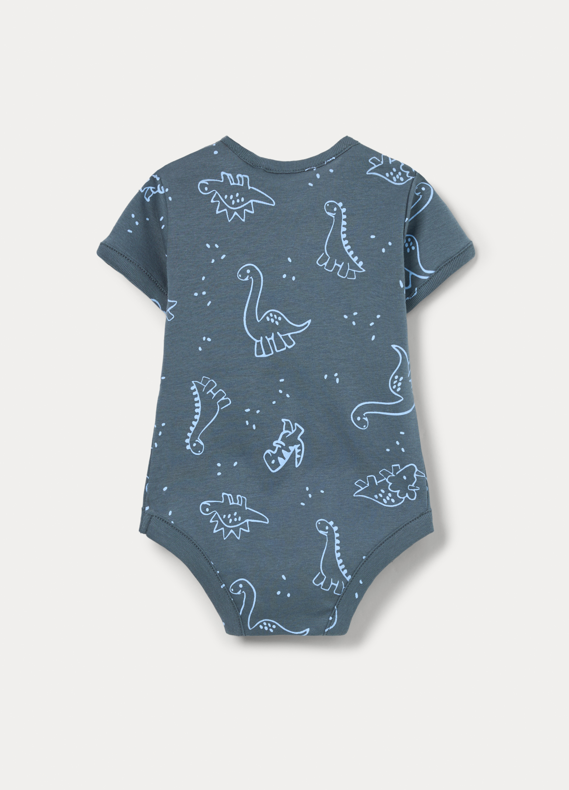 Alternative view of Body od čistog pamučnog rebrastog pletiva za bebu dječaka