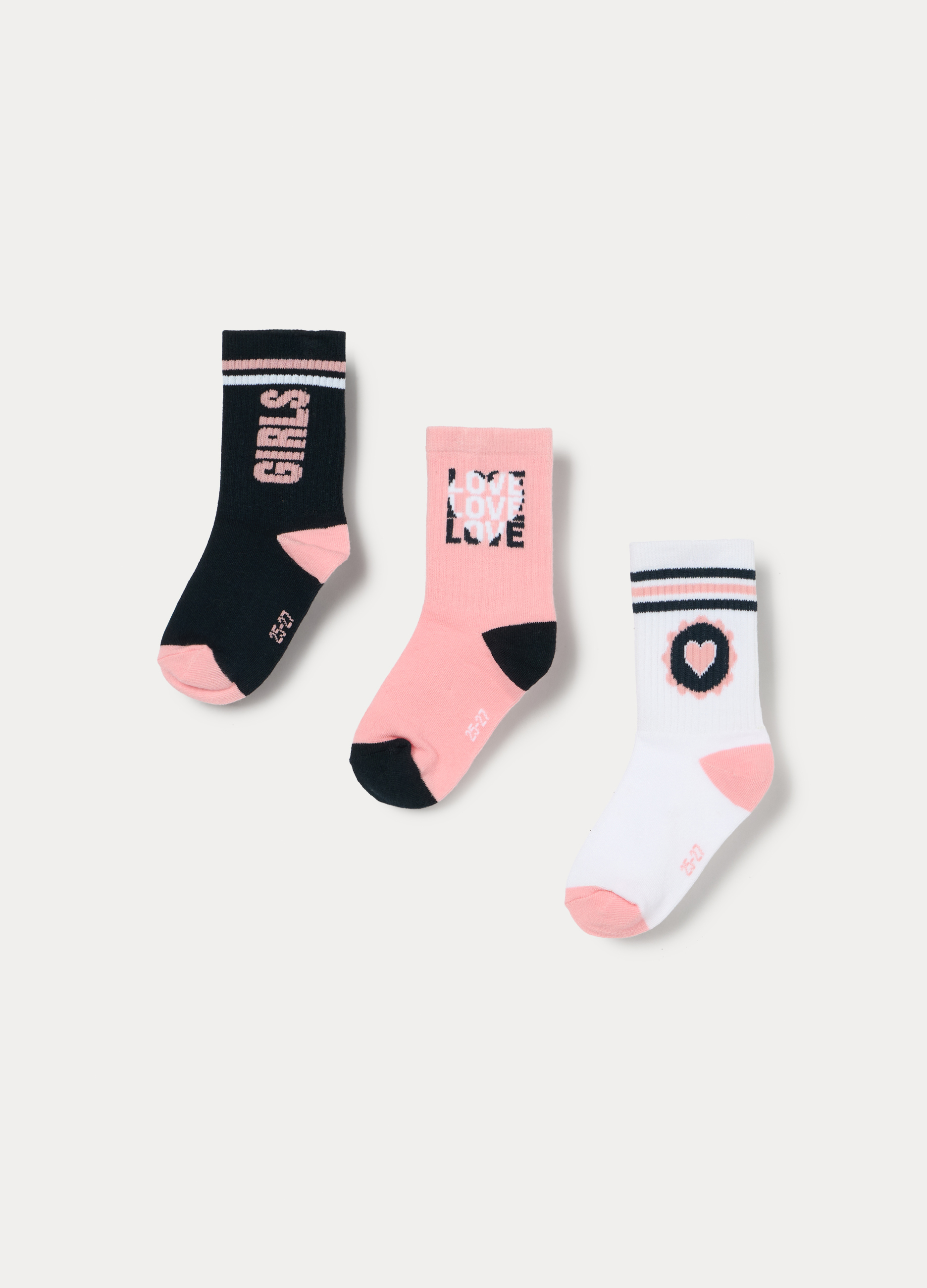 Set od 3 para kratkih čarapa od mješavine pamuka